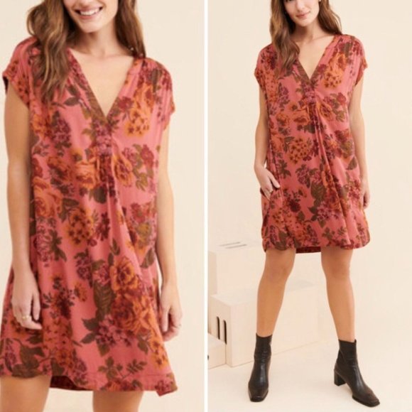 Anthropologie Dresses & Skirts - By Anthropologie Kimber Floral Tunic Dress Medium